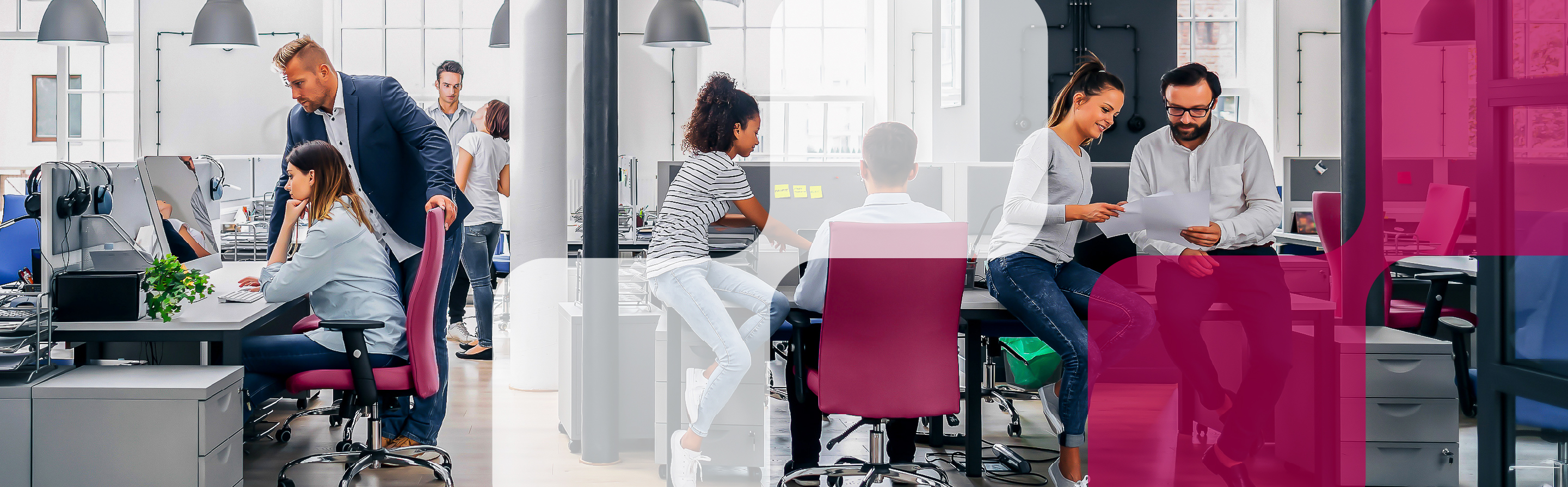 Mitarbeiter im Büro